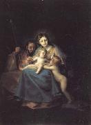 Francisco de goya y Lucientes The Holy Family oil painting on canvas
